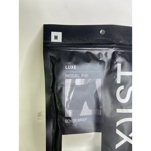 2xist Modal Luxe Rib Boxer Brief 6in Underwear Baked Clay Mens Size M - Picture 3 of 5